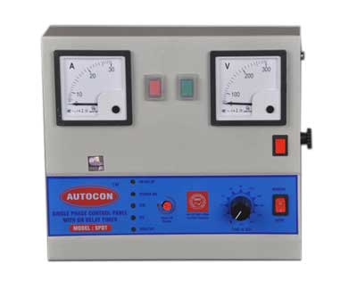 Single Phase Control Panel With Timer