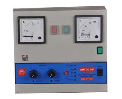 three phase timer control panel